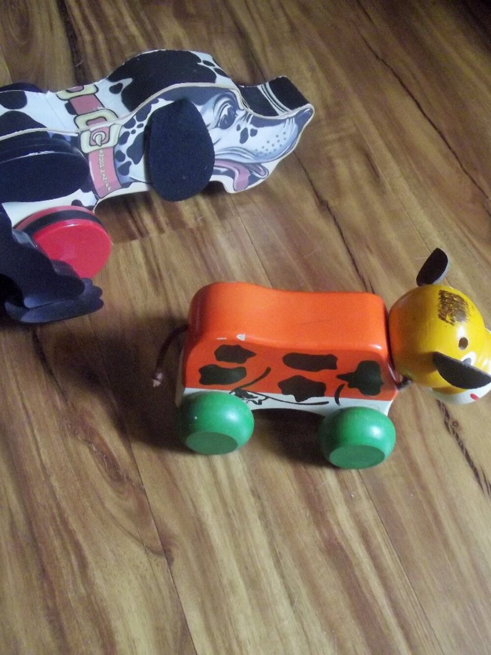 Two Vintage Childs Pull Toys, Fisher Price, Lorenz GMHCC Germany